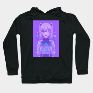 Girl addicted to music Hoodie